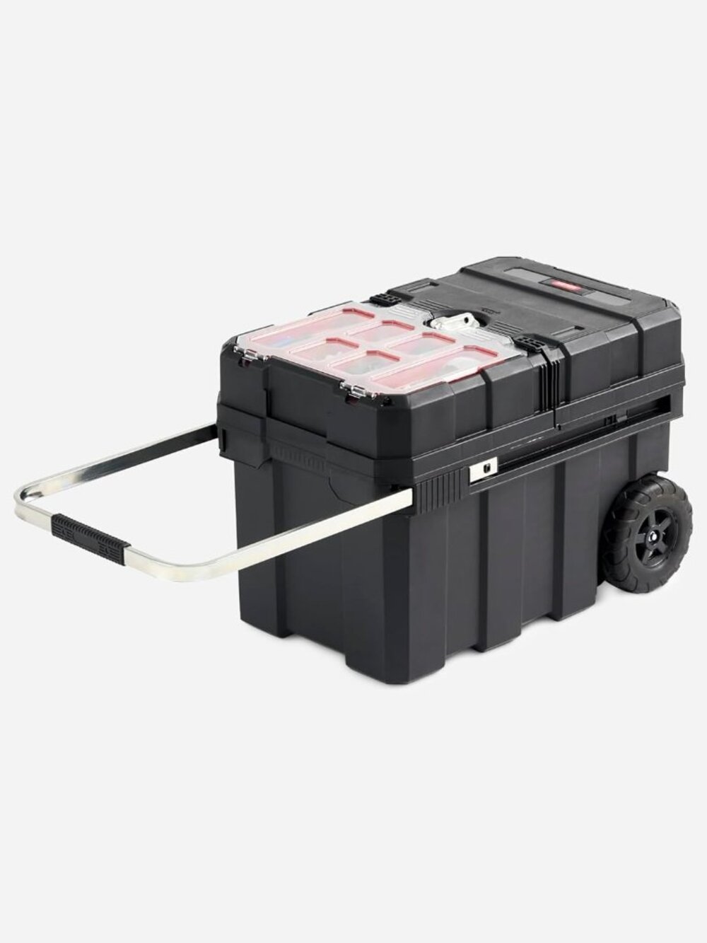 Masterloader Resin Rolling Tool Box with Locking System and Removable Bins – Per